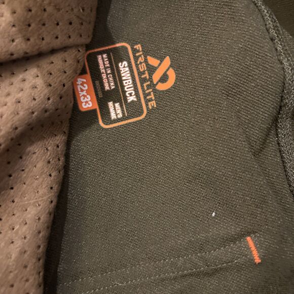 First Lite Sawbuck Pants Mens 42 x 33 Hunting Fishing Outdoor Weather - Picture 9 of 16